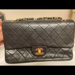 Vintage Chanel double flap bag